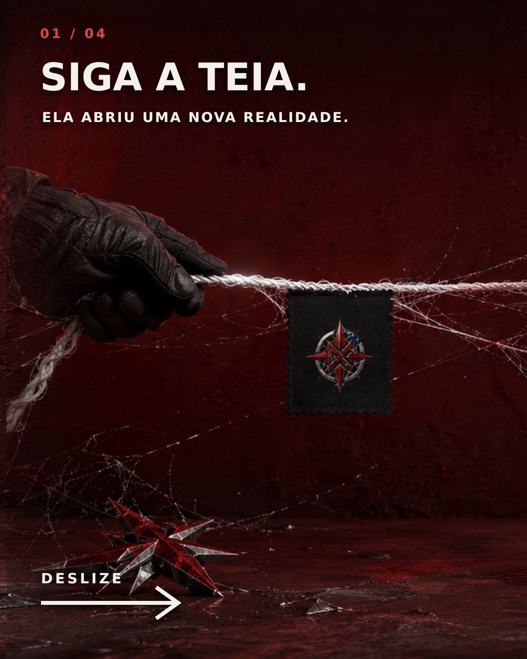 Siga a teia — ela abriu uma nova realidade